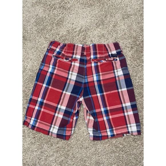 American Eagle Men's Size 30 Classic Red Plaid Shorts - Picture 2 of 11